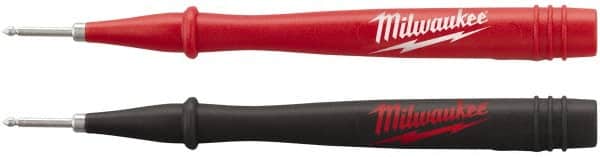 Milwaukee Tool - Red/Black Electrical Test Equipment Probe - Use with 2205-20, 2206-20, 2207-20, 2216-20, 2217-20, 2235-20, 2236-20, 2237-20, 2238-21 & 2239-21 Milwaukee Meters - Exact Tooling