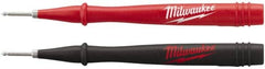 Milwaukee Tool - Red/Black Electrical Test Equipment Probe - Use with 2205-20, 2206-20, 2207-20, 2216-20, 2217-20, 2235-20, 2236-20, 2237-20, 2238-21 & 2239-21 Milwaukee Meters - Exact Tooling