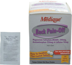 Medique - Back Pain-Off Tablets - Headache & Pain Relief - Exact Tooling