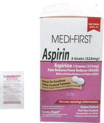 Medique - Medi-First Aspirin Tablets - Headache & Pain Relief - Exact Tooling