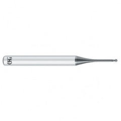 3mm Dia. - 70mm OAL - Solid Carbide - Rib Processing Ball Nose HP End Mill-2 FL - Exact Tooling