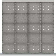 LISTA - 20-Compartment Drawer Divider Layout for 3.15" High Drawers - Exact Tooling