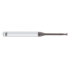 2.5 mm x 4mm x 2.2mm x 60mm 2Fl Carbide Corner Radius OSG EXOCARB® WXS® End Mill-WXS - Exact Tooling