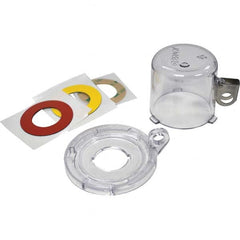 Brady - Pneumatic & Valve Lockouts Type: Push-Button & Rotary Switch Lockout Maximum Valve Handle Size (Inch): 0.870 - Exact Tooling