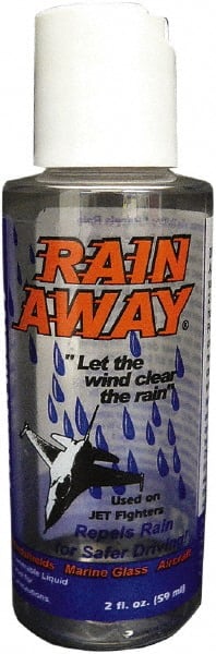 Rain Away - Isopropyl Alcohol Windshield Rain Repellent - 4 oz. Bottle - Exact Tooling