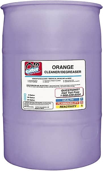 Oil Eater - Water-Based Solution Multipurpose Cleaner/Degreaser - 55 Gal Drum - Exact Tooling