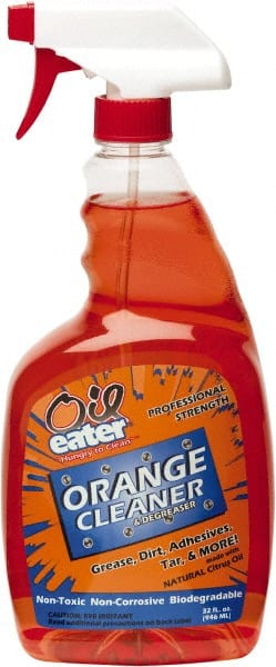Oil Eater - Water-Based Solution Multipurpose Cleaner/Degreaser - 32 oz. Spray Bottle, 30°F Freezing Point - Exact Tooling