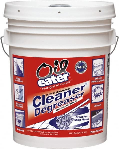 Oil Eater - 2-Butoxyethanol Multipurpose Cleaner/Degreaser - 5 Gal Pail - Exact Tooling