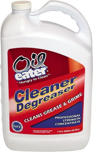 Oil Eater - 2-Butoxyethanol Multipurpose Cleaner/Degreaser - 1 Gal. Bottle, 30°F Freezing Point - Exact Tooling