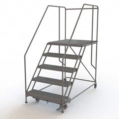 TRI-ARC - Rolling & Wall Mounted Ladders & Platforms Type: Rolling Work Platform Style: Steel Work Platform - Exact Tooling