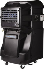 PortaCool - 30 Gal Capacity, 0.5 hp, 3,600 CFM Evaporative Cooler - 8 Amp Rating, 110/115 Volts, Infinitely Variable Speed - Exact Tooling
