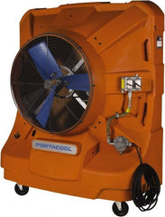 PortaCool - 36" Blade, 45 Gal Capacity, 1.5 hp, 12,500 CFM Evaporative Cooler - 14.8 Amp Rating, 120 Volts, Single Speed - Exact Tooling