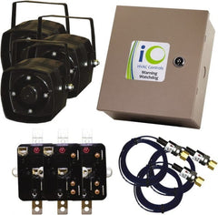 iO HVAC Controls - 1 or 3 Phase, 24 VAC, 0-2A Amp, 2 Max Fuse A, Air Conditioner Theft Alarm - 11" Wide x 11" Deep x 11" High, For Use with Condensing Unit - Exact Tooling
