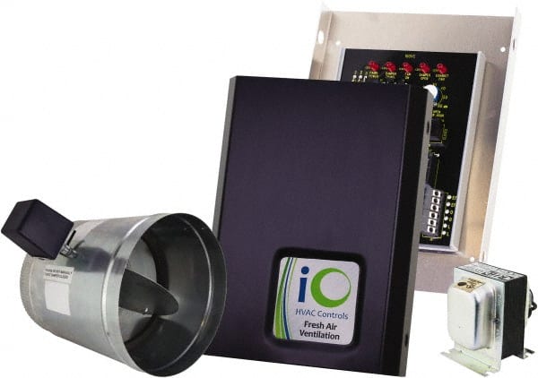 iO HVAC Controls - -30 to 140°F, Vent Damper - 24 VAC, SPST Switch - Exact Tooling