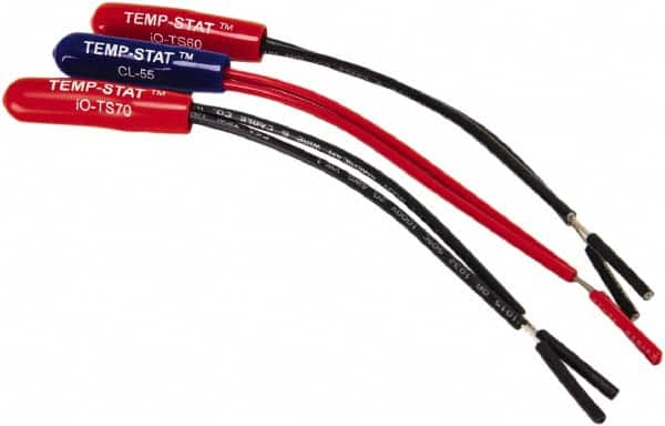 iO HVAC Controls - 55°F, Cool Only, Temporary Construction Thermostat - 24 Volts, 1-1/2" Inside Height x 1/4" Inside Width, Open Mount, SPST Switch - Exact Tooling