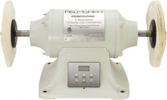Palmgren - 8" Wheel Diam x 1" Wheel Width, 1 hp Buffer - 5/8" Arbor Hole Diam, 1 Phase, 3,600 Max RPM, 115/240 Volts - Exact Tooling