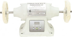 Palmgren - 6" Wheel Diam x 1" Wheel Width, 3/4 hp Buffer - 1/2" Arbor Hole Diam, 1 Phase, 3,600 Max RPM, 115/240 Volts - Exact Tooling