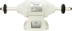 Palmgren - 10" Wheel Diam x 1" Wheel Width, 1-1/2 hp Buffer - 1" Arbor Hole Diam, 1 Phase, 3,000 Max RPM, 115/240 Volts - Exact Tooling