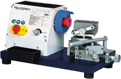 Palmgren - 0.08 hp, Rotary Cutting Tool Drill Bit Sharpener - 115 Volts, Use with Drill Bits - Exact Tooling