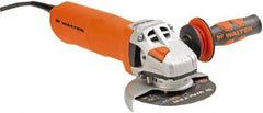WALTER Surface Technologies - 5" Wheel Diam, 10,500 RPM, Corded Angle & Disc Grinder - 5/8-11 Spindle - Exact Tooling