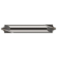 Corner Rounding End Mills - 0.0890″ Radius × 0.0470″ (3/64″) Pilot Diameter Carbide Corner Rounding End Mill DE, 2 Flutes - Exact Tooling