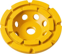 DeWALT - 5" Diam x 5/8" Hole x 1.1" Thick, I Hardness, Surface Grinding Wheel - Diamond, Type 11C9, Medium/Fine Grade - Exact Tooling