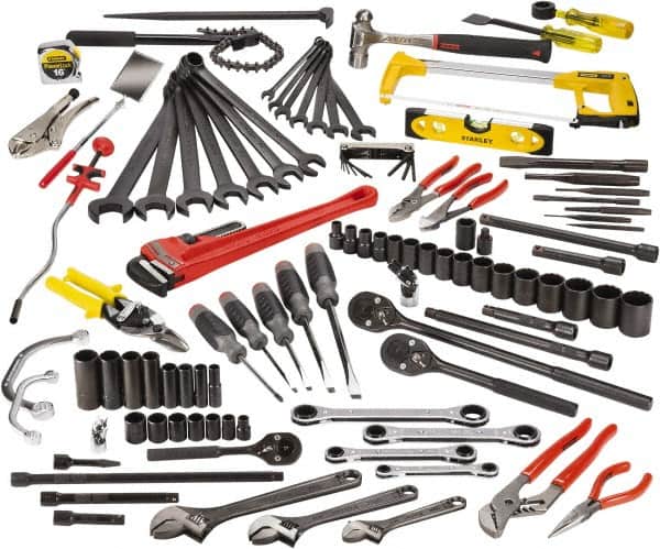 Proto - 107 Piece 1/2 & 3/8" Drive Master Tool Set - Comes in Top Chest - Exact Tooling