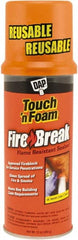 DAP - 12 oz Aerosol Orange Polyurethane Fire Barrier Foam - 10 to 25 min Tack Free Dry Time, 4 hr Full Cure Time - Exact Tooling