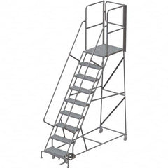 TRI-ARC - Rolling & Wall Mounted Ladders & Platforms Type: Rolling Warehouse Ladder Style: Rolling Platform Ladder - Exact Tooling