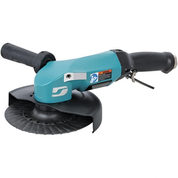 Dynabrade - 7" Max Disc, 8,500 RPM, Pneumatic Handheld Disc Sander - 115 CFM, 1/2 NPT Inlet, 2.8 hp, 90 psi - Exact Tooling