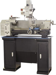 Palmgren - 9" Swing, 21-21/32" Between Centers, 115 Volt, Single Phase Bench Lathe - 3MT Taper, 1 hp, 125 to 2,000 RPM, 1" Bore Diam, 23" Deep x 33-1/2" High x 49" Long - Exact Tooling