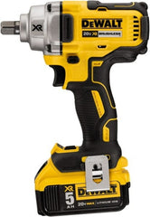 DeWALT - 1/2" Drive 20 Volt Mid-Handle Cordless Impact Wrench & Ratchet - Exact Tooling
