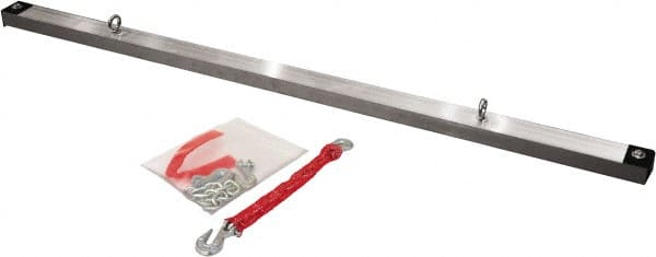 Sweepex - 60" Long Magnetic Sweeper Bar - 2" Wide x 2" High, 1 to 2" Clearance - Exact Tooling