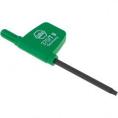 Wiha - T9 Torx Key - Flag-Style, 40mm Length Under Head, 2.9" OAL - Exact Tooling