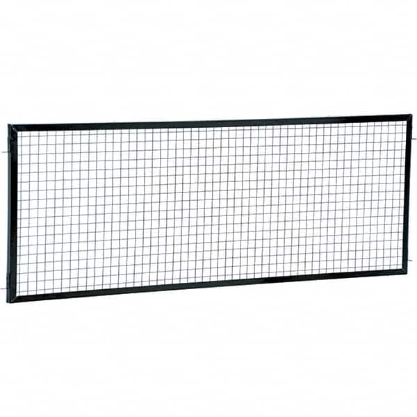 Vestil - 8' Long x 3' High, Black Hinged Door - Exact Tooling