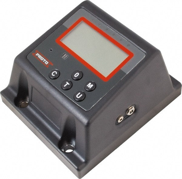 Proto - 25 to 250 Ft/lb, Electronic Torque Tester - Accurate to ± 1% CW and ± 3% CCW Digit Accuracy, 5-5/8" OAL, 1/2" Drive - Exact Tooling