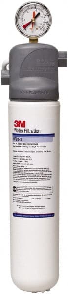 3M - 4-1/4" OD, 17" Cartridge Length, 0.5 Micron Rating Cartridge Filter Assembly - 3/8" Pipe Size, Reduces Sediment - Exact Tooling