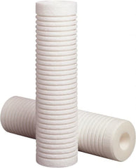 3M Purification - 2.6" OD, 10µ, Polypropylene Melt Blown-Thermal Bonded Cartridge Filter - 10" Long, Reduces High Capacity Sediments Filtration - Exact Tooling