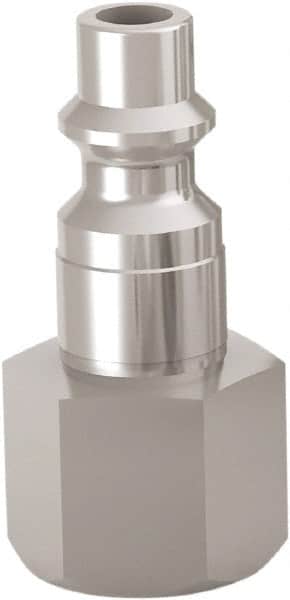 CEJN - 1/4 Female NPT Industrial Pneumatic Hose Connector - Stainless Steel, 1/4" Body Diam - Exact Tooling