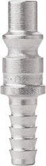 CEJN - Hose Barb ARO Pneumatic Hose Connector - Steel Zinc Plated, 1/4" Body Diam, 3/8" Hose ID - Exact Tooling