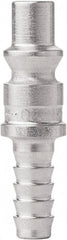 CEJN - Hose Barb ARO Pneumatic Hose Connector - Steel Zinc Plated, 1/4" Body Diam, 1/4" Hose ID - Exact Tooling