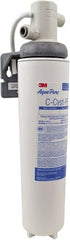 3M Aqua-Pure - 3-3/16" OD, 0.5µ, Polypropylene Quick Change Cartridge Filter - 13-5/8" Long, Reduces Particulate, Chlorine Tastes & Odors, Parasitic Protozoan Cysts & Sediments - Exact Tooling