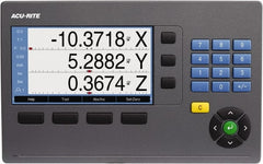 Acu-Rite - 2 Axis, 10" X-Axis Travel, 42" Y-Axis Travel, Lathe DRO System - 5µm Resolution, 5µm Accuracy, LCD Color Display - Exact Tooling