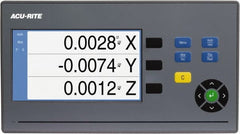 Acu-Rite - 3 Axis, 32" X-Axis Travel, 13" Y-Axis Travel, 16" Z-Axis Travel, Milling DRO System - 5µm Resolution, 5µm Accuracy, LCD Color Display - Exact Tooling