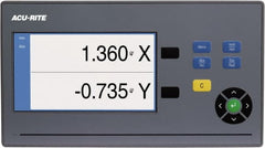 Acu-Rite - 2 Axis, 35" X-Axis Travel, 13" Y-Axis Travel, Milling DRO System - 5µm Resolution, 5µm Accuracy, LCD Color Display - Exact Tooling