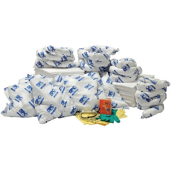 Brady SPC Sorbents - 63 Gal Capacity Oil Only Spill Kit - No Container Included - Refill Only - Exact Tooling