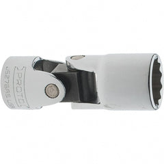 Proto - 9/16", 3/8" Drive, Intermediate Hand Socket - 12 Points, 2-1/4" OAL, Steel, Full Polish Finish - Exact Tooling