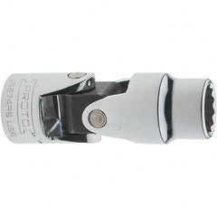 Proto - 7/16", 3/8" Drive, Intermediate Hand Socket - 12 Points, 2-1/8" OAL, Steel, Full Polish Finish - Exact Tooling