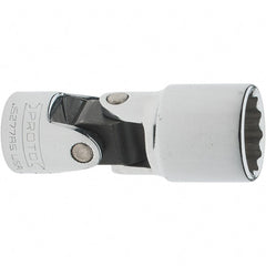 Proto - 5/8", 3/8" Drive, Intermediate Hand Socket - 12 Points, 2-1/4" OAL, Steel, Full Polish Finish - Exact Tooling