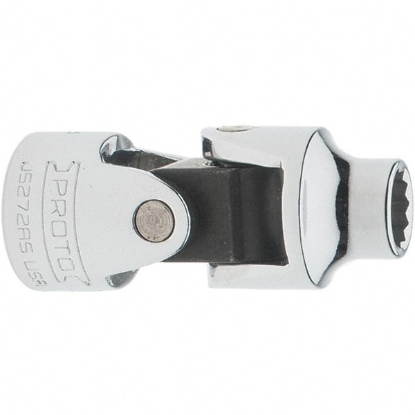 Proto - 5/16", 3/8" Drive, Intermediate Hand Socket - 12 Points, 1-47/64" OAL, Steel, Full Polish Finish - Exact Tooling